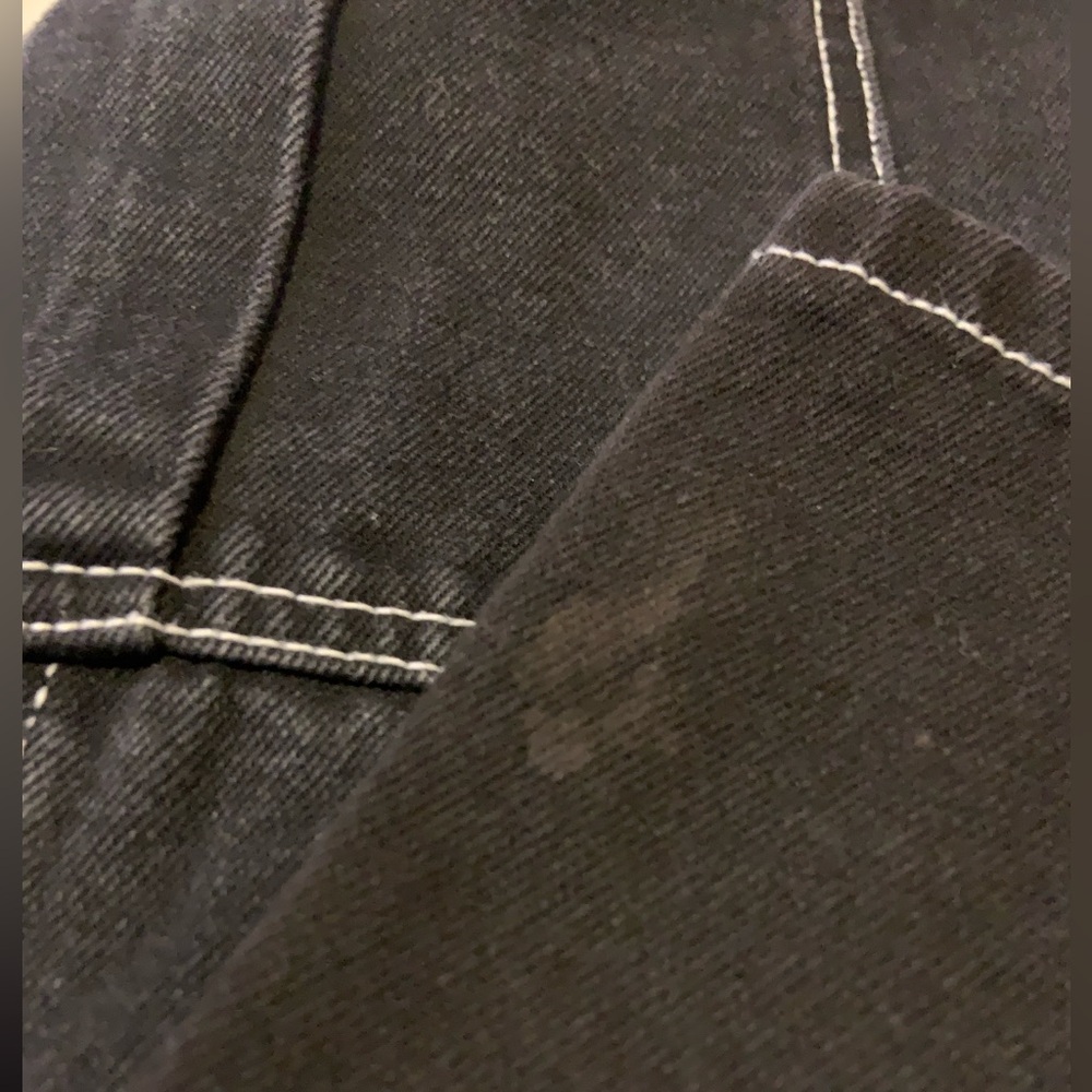 Ardene 90s High Rise Cargo Jeans Black Size 5 - Picture 6 of 6